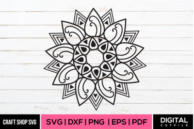 Mandala SVG DXF EPS PNG