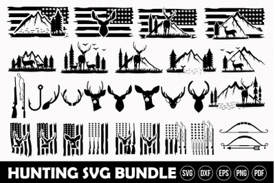 Hunting SVG Bundle | Hunting Clipart