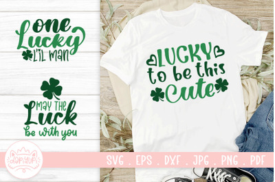 St Patrick&amp;&23;039;s Day Quotes SVG Cut File