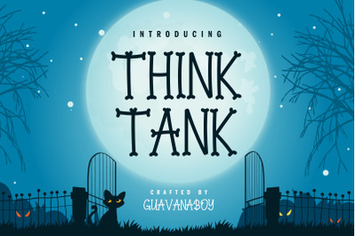 Think Tank - Retro Fun Display Font