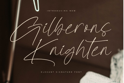 Gilberons Knighten - Elegant Signature Script