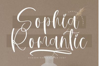 Sophia Romantic - Modern Handwritten Font