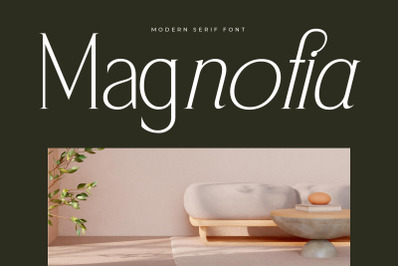 Magnofia - Modern Serif Font