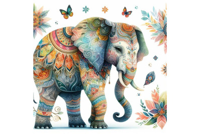 4 Beautiful decorative elephant