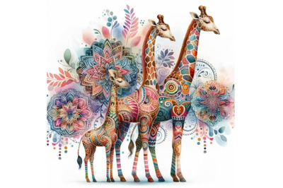 4 Beautiful decorative Giraffe