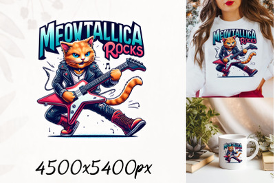 Meowtallica Rocks