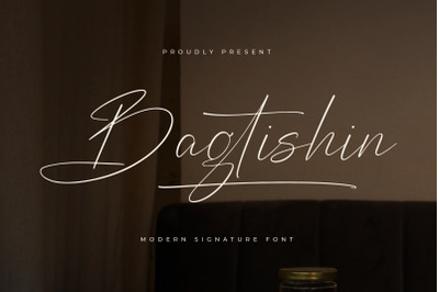 Bagtishin - Modern Signature Font