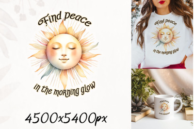 Find Peace In The Morning Glow