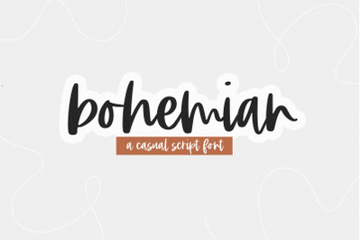 Bohemian - Casual Script Font