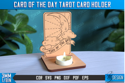 Card of the Day Tarot Card Holder | Mystical Symbols Design