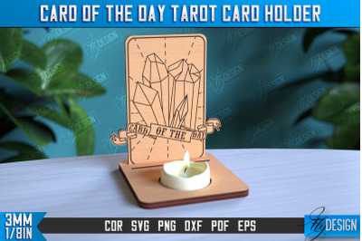 Card of the Day Tarot Card Holder | Mystical Symbols Design