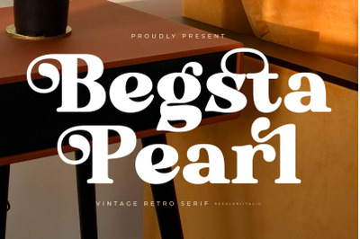 Begsta Pearl - Vintage Retro Serif