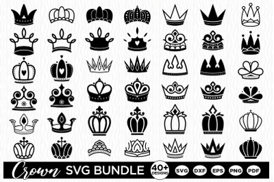 Crown SVG Bundle | over 40 Designs