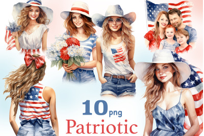 Patriotic Clipart Collection | 4Th Of July Clipart Bundle