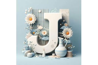 4 animal alphabet J with Jug