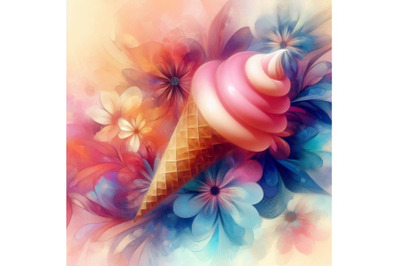 4 Yummy ice cream cone