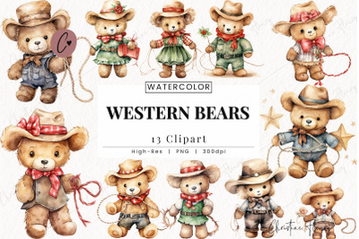Western Bears Clipart