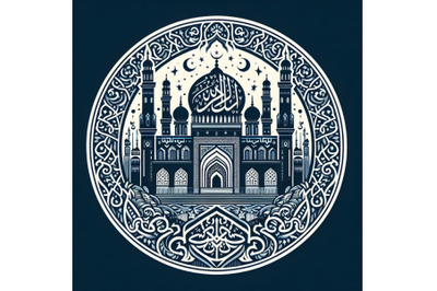 Abstract  Islamic graphic design