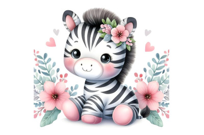 a cute zebra