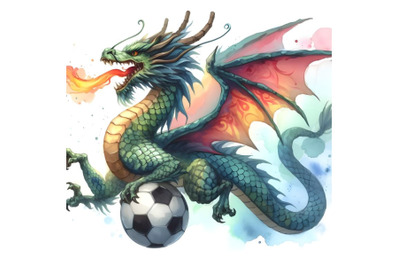 a dragon footballer