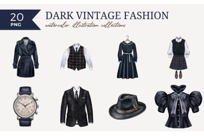 Dark Vintage Fashion