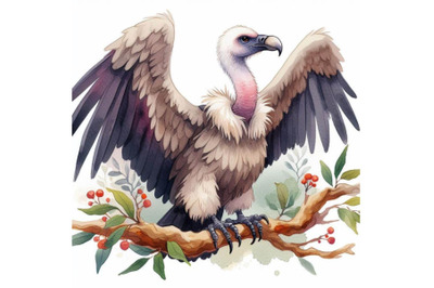 bundle of vulture bird cartoon