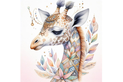 bundle of Beautiful decorative Giraffe