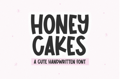 Honey Cakes - Cute Font