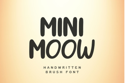 Mini Moow Fun Instagram Brush Font