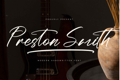 Preston Smith - Modern Handwritten Font