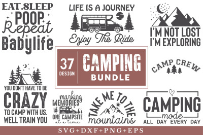 Camping Svg Bundle