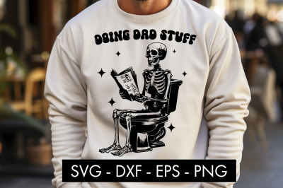 Doing Dad Stuff Funny SVG PNG