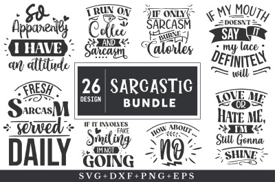 Sarcastic Svg Bundle