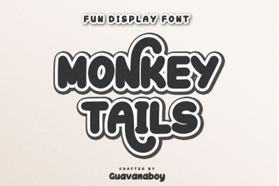 Monkey Tails Retro Brush Font