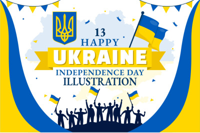 13 Ukraine Independence Day Illustration