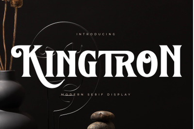 Kingtron - Modern Serif Display