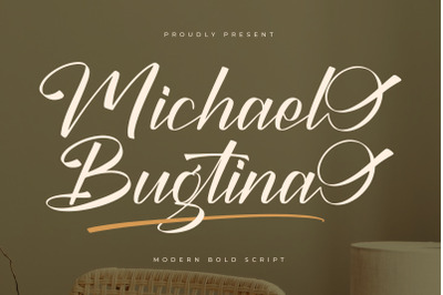 Michael Bugtina - Modern Bold Script