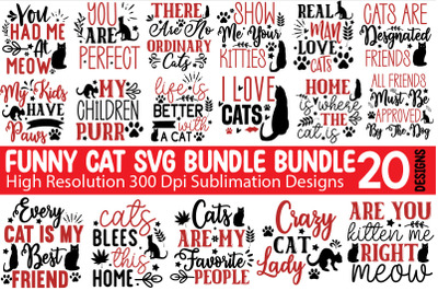 Cat SVG Bundle&2C; Cat SVG Cut File&2C;Cat SVG Bundle&2C;Funny Cat SVG Bundle&2C;