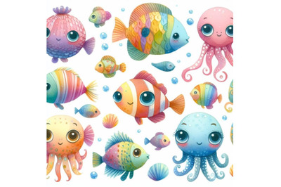 Bundle of Fish cartoon