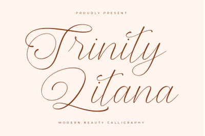 Trinity Litana - Modern Beauty Calligraphy