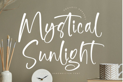 Mystical Sunlight - Modern Handwritten Font