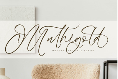 Muthigold - Modern Beautiful Script