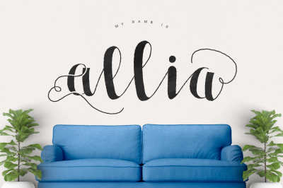 Allia Typeface