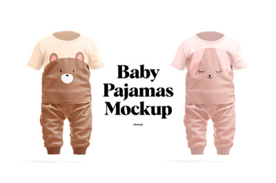Baby Pajamas Mockups