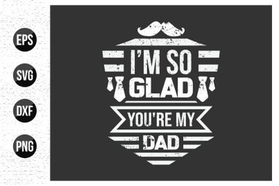 fathers day typographic t shirt design vector.
