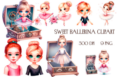 Sweet Ballerina Clipart