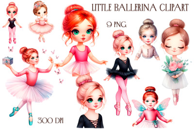 Lovely Little Dancer Ballerina Clipart