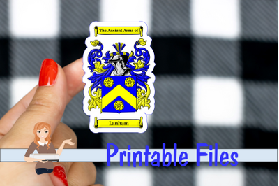 Lanham Coat of Arms Sticker