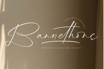 Bannethons - Modern Signature Script