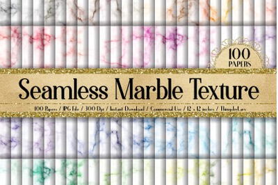 100 Seamless Marble Texture Digital Papers